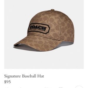 COACH Signature Baseball Cap • Tan Signature